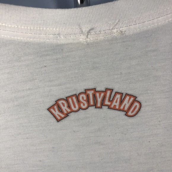 Universal Studios Simpsons Krustyland All Over Front Print T Shirt Krusty Clown - Picture 5 of 11